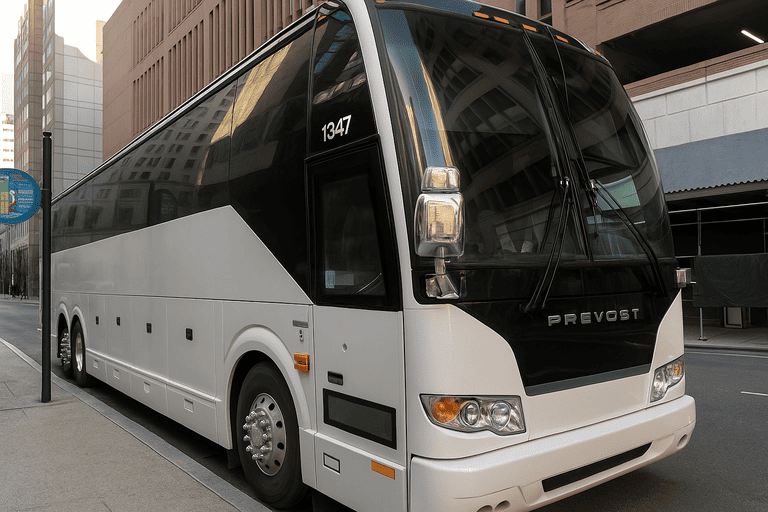 a Ogden Coach Bus Service coach bus