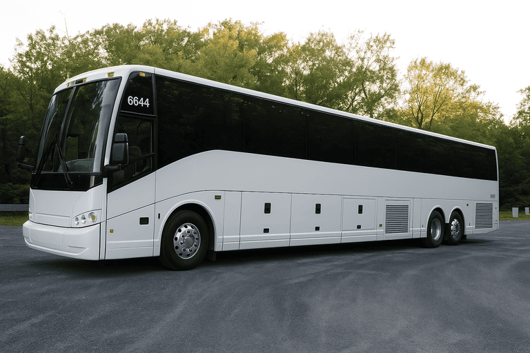 exterior of Ogden Coach Bus Service coach bus