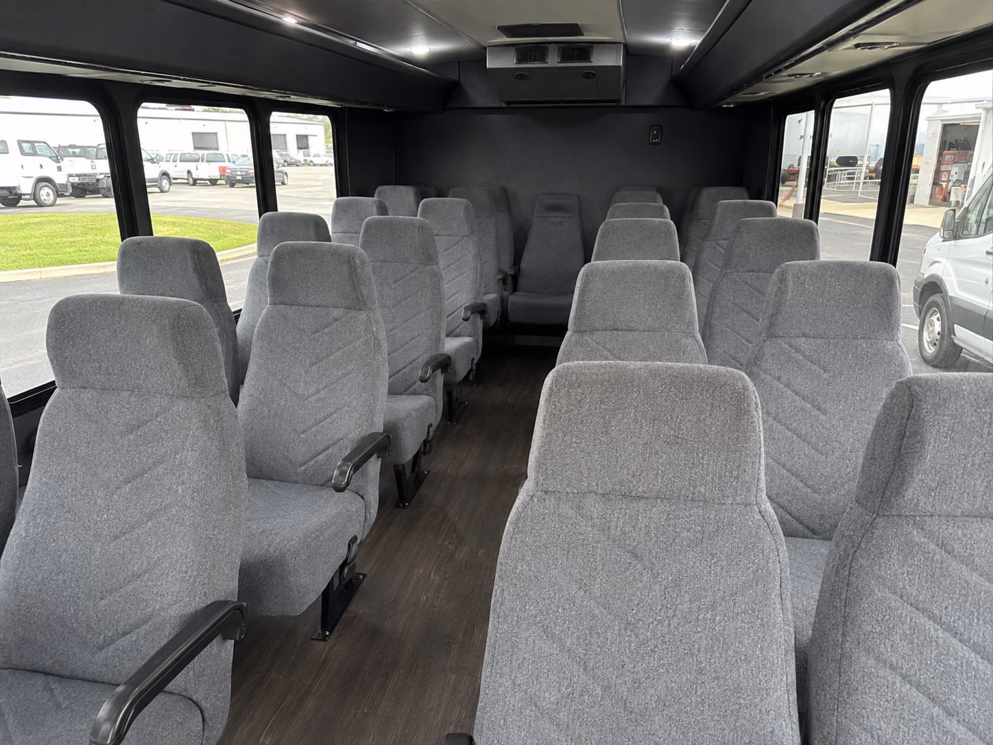 ogden 15 passenger minibus interior