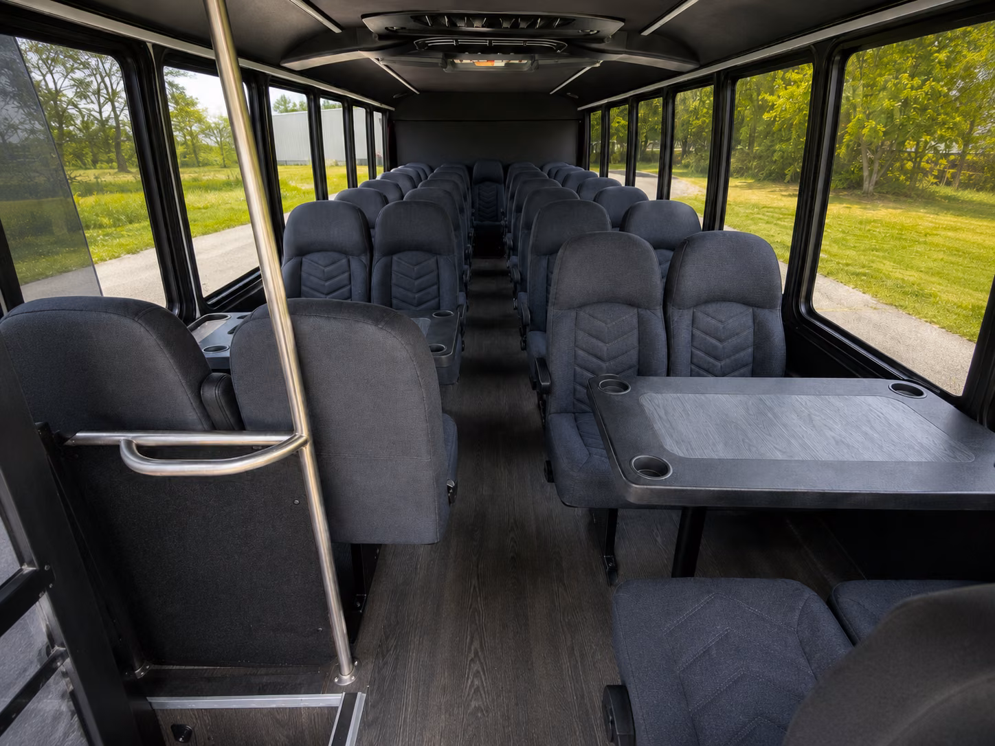 ogden 18 passenger minibus inside