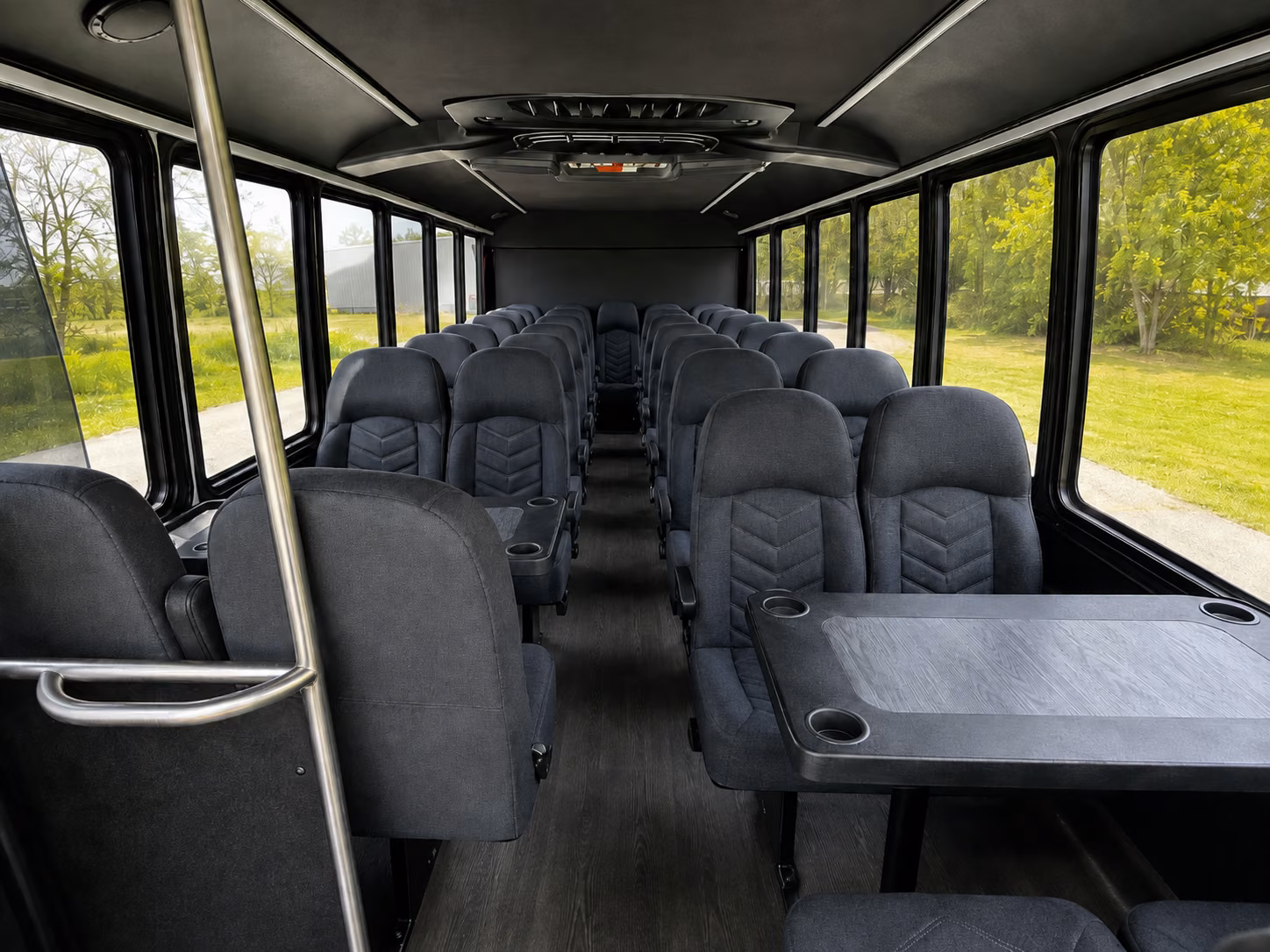ogden 18 passenger minibus interior