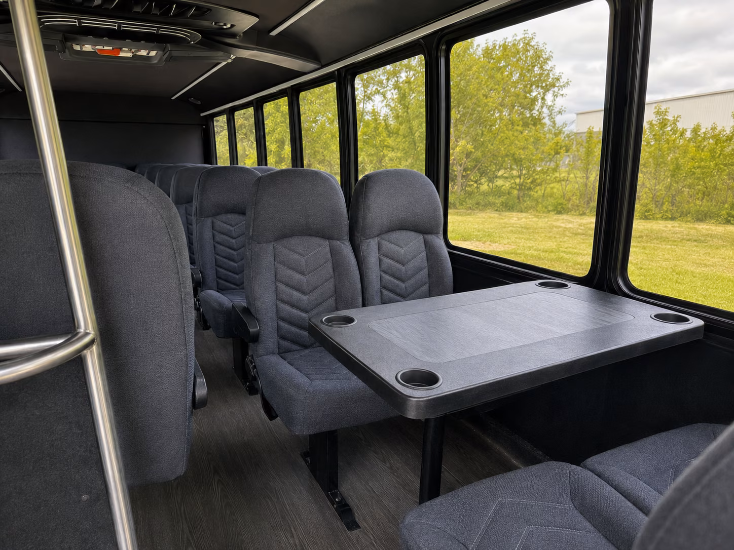 ogden 20 passenger minibus inside