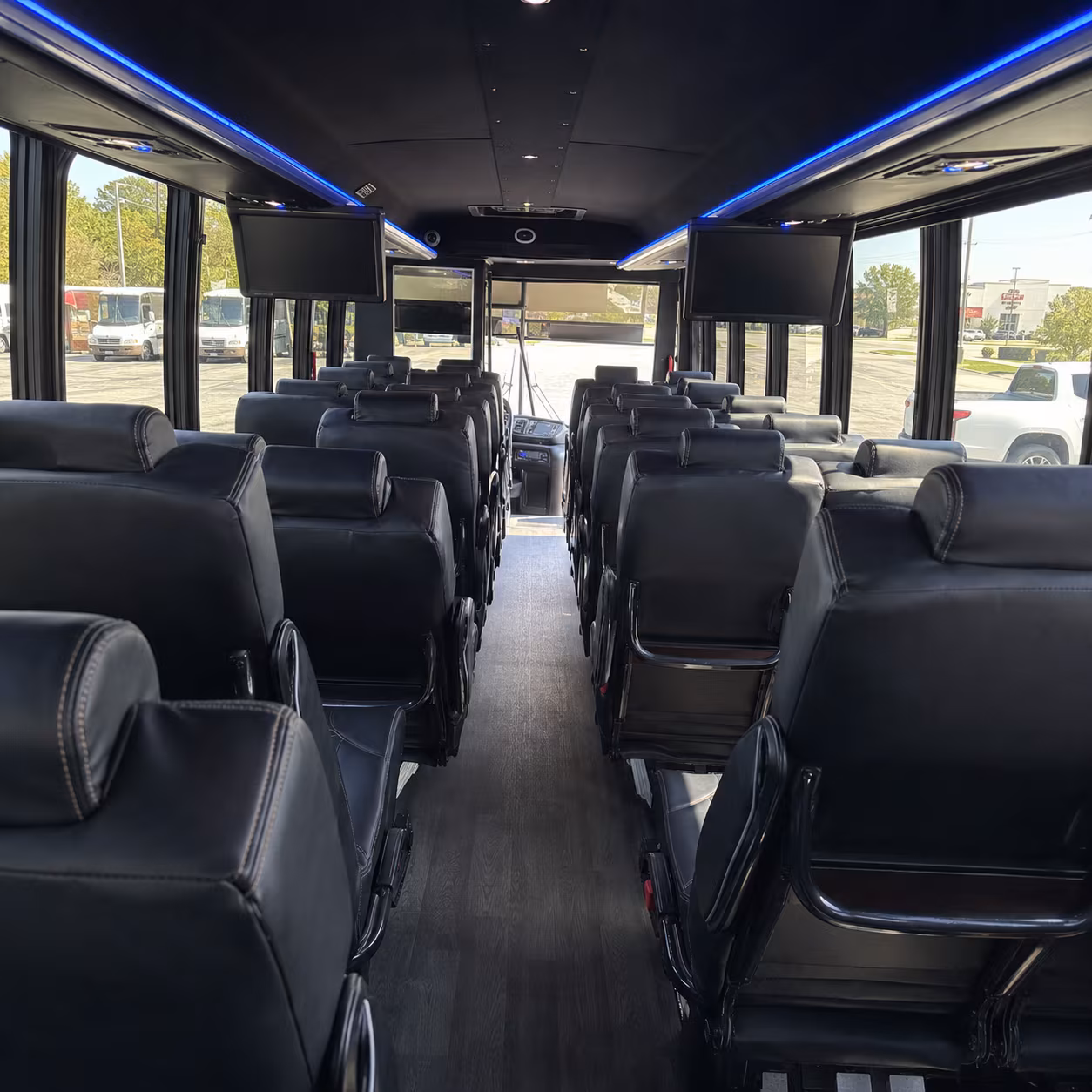 ogden 25 passenger minibus inside
