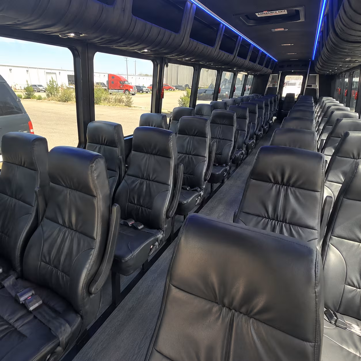 ogden 25 passenger minibus interior