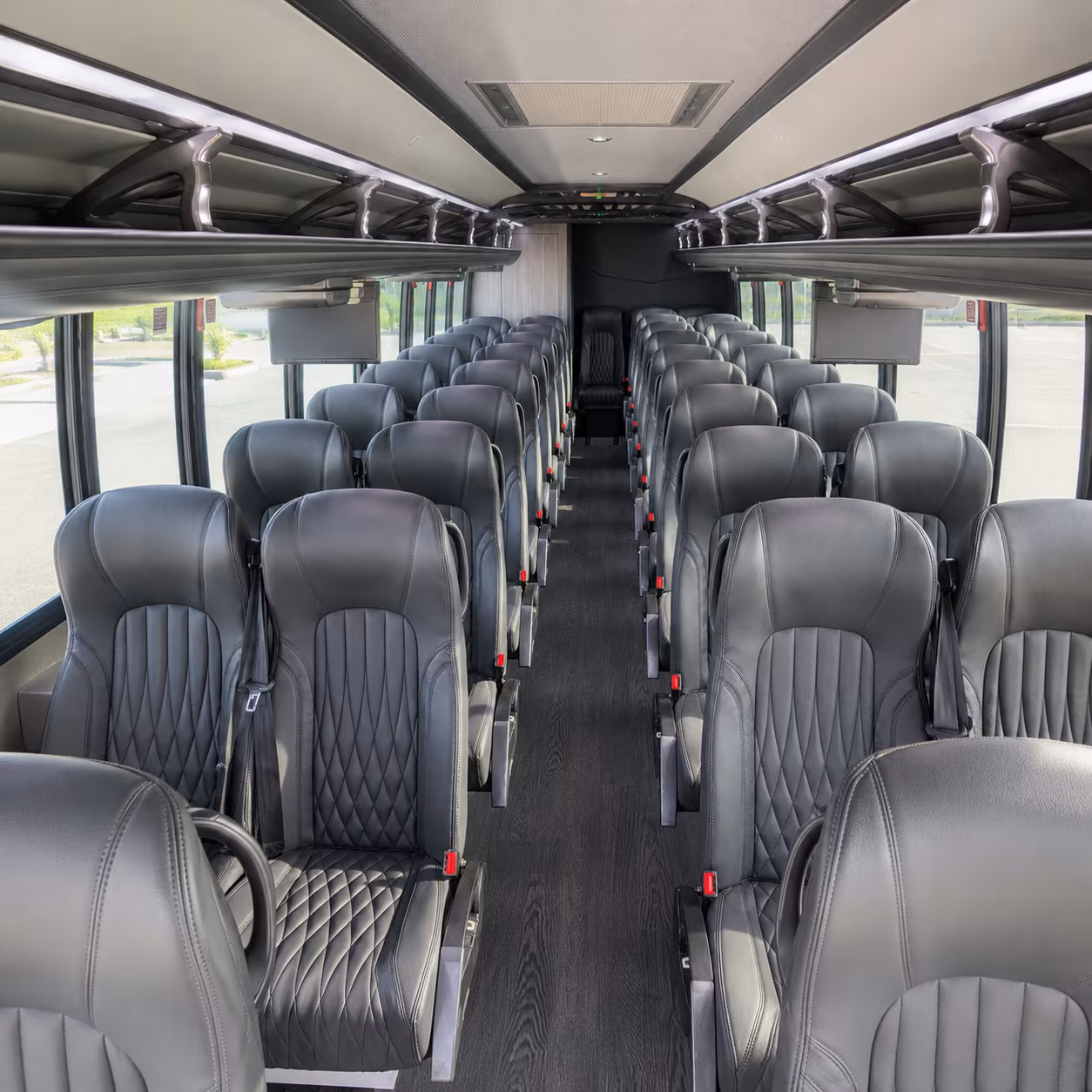 ogden 28 passenger minibus interior