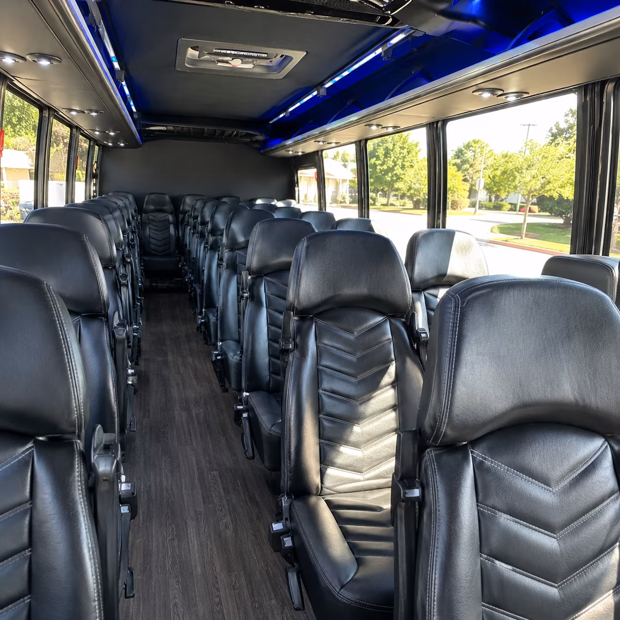 ogden 30 passenger minibus inside