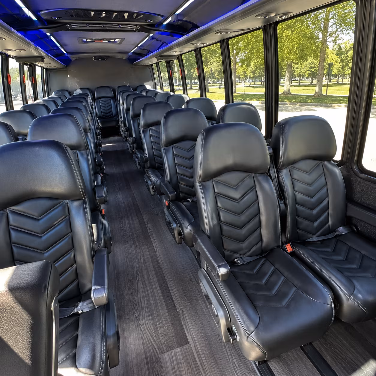 ogden 30 passenger minibus interior