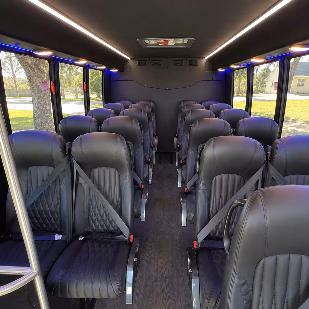ogden 35 passenger minibus interior
