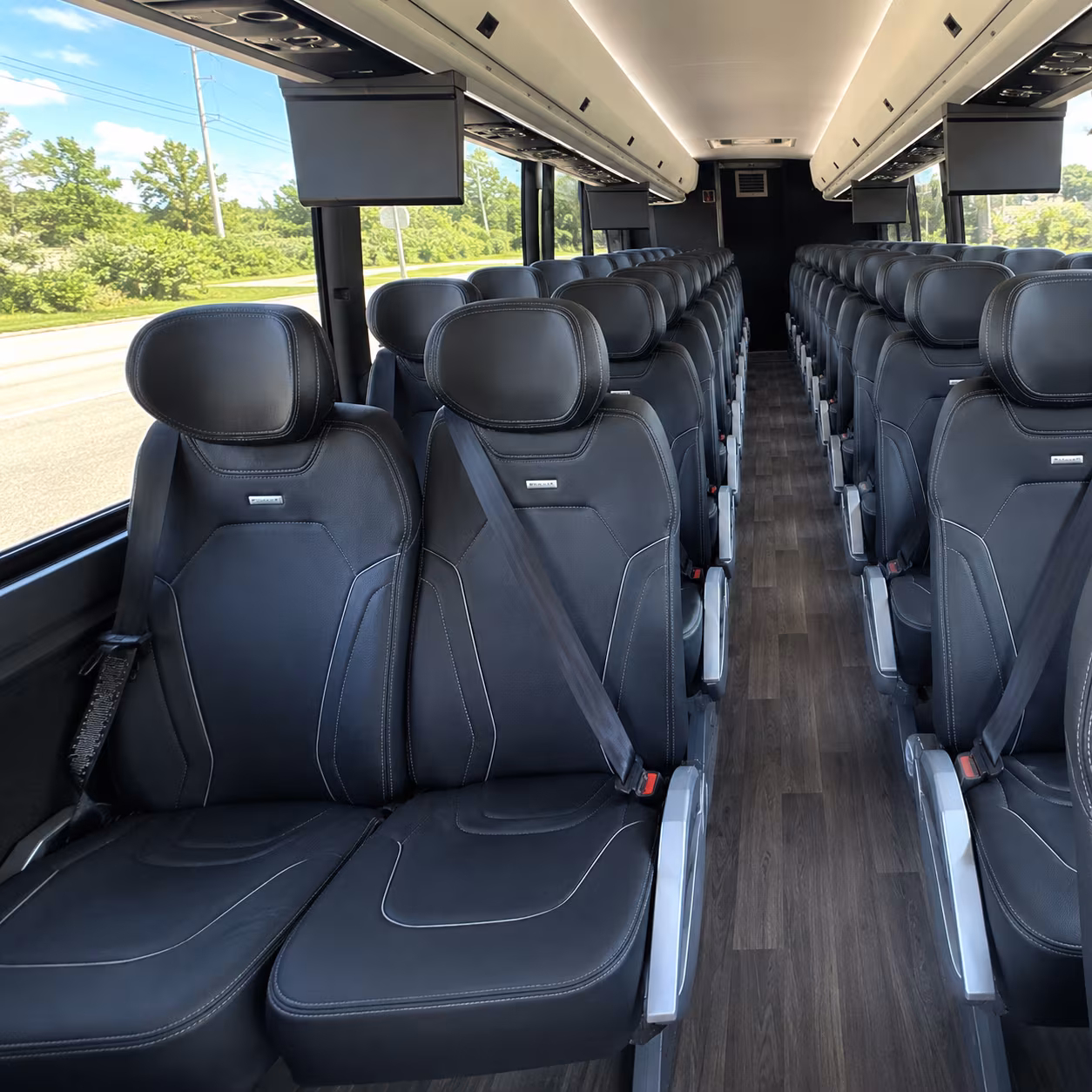 ogden 56 passenger charter bus interior