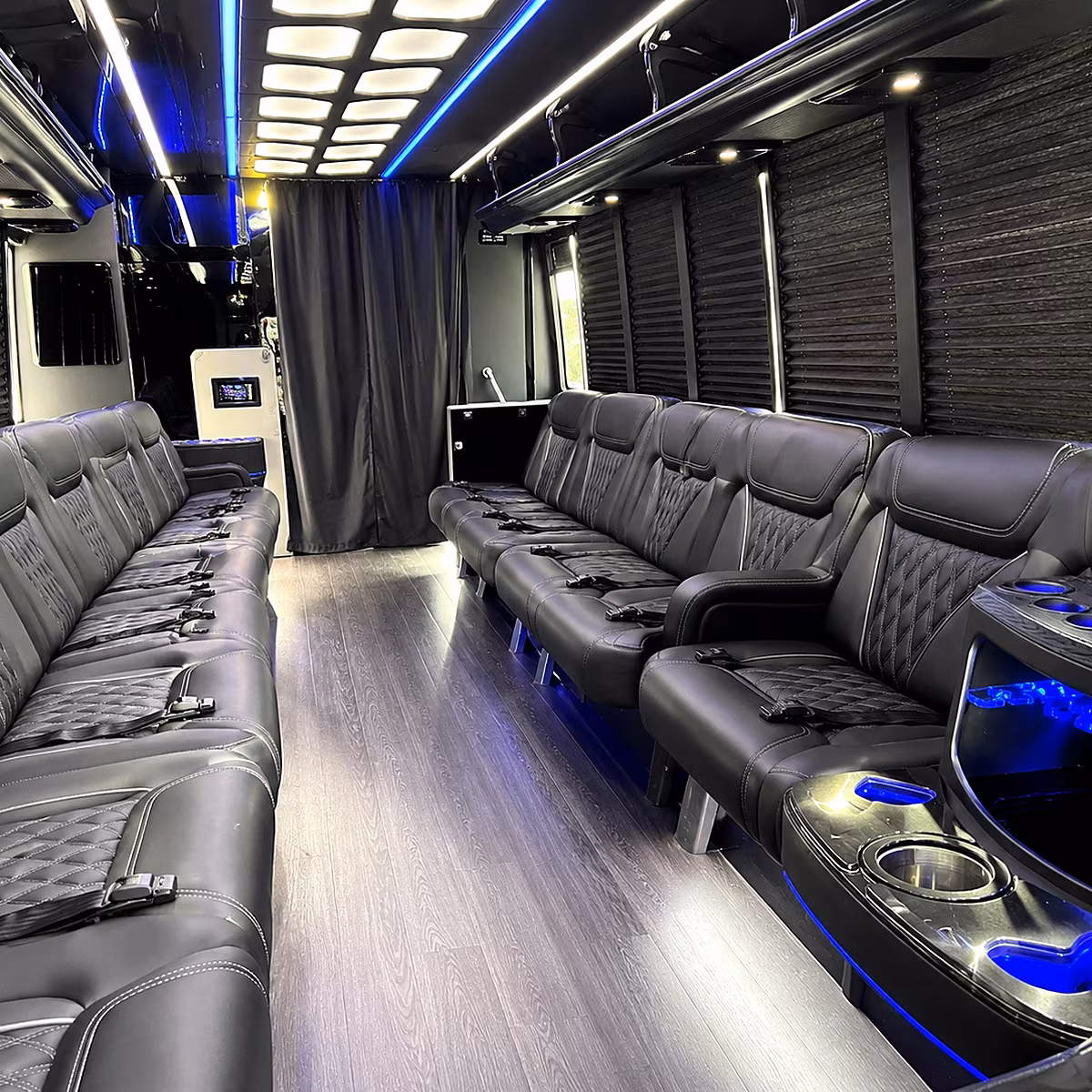 ogden party bus interior