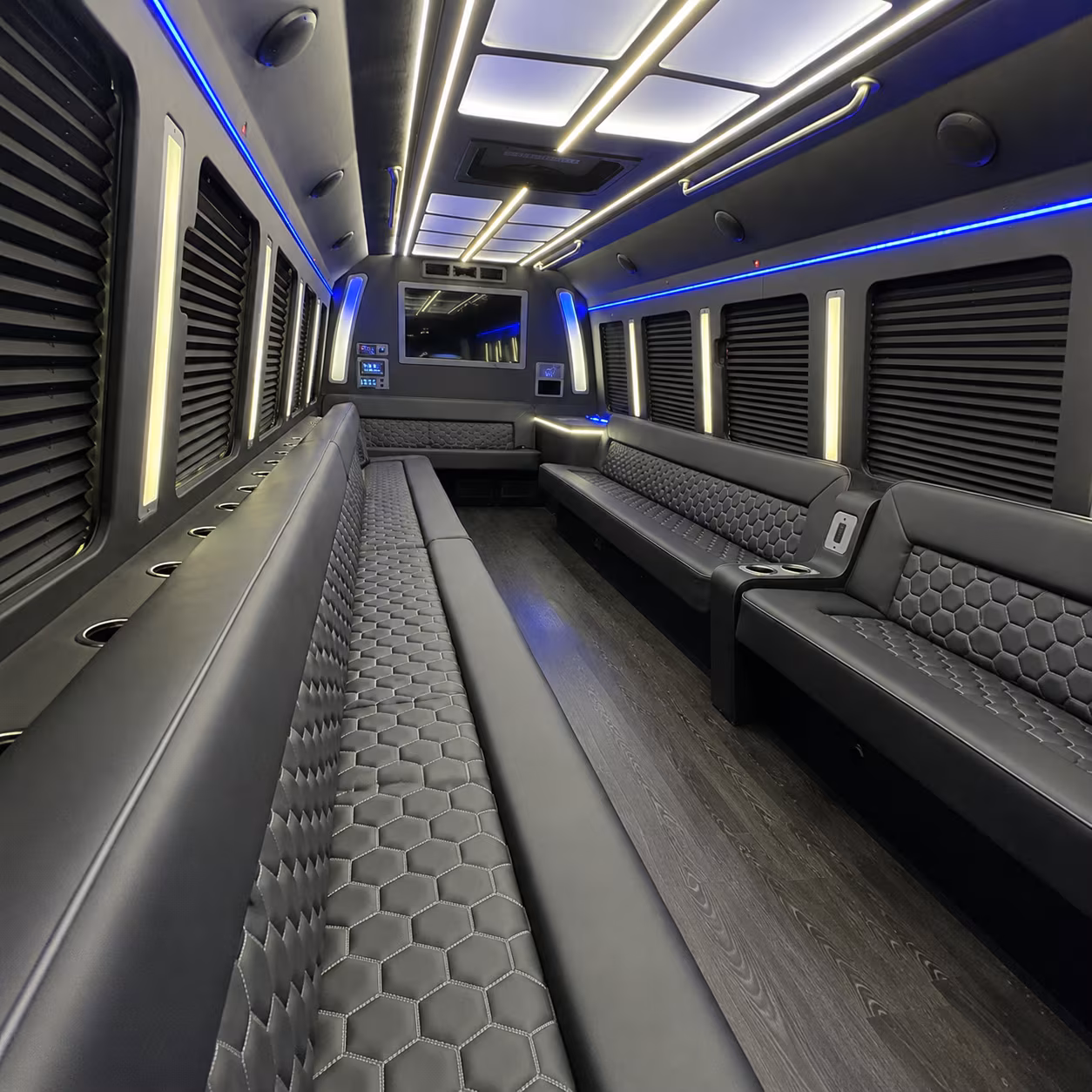 ogden party bus rental interior