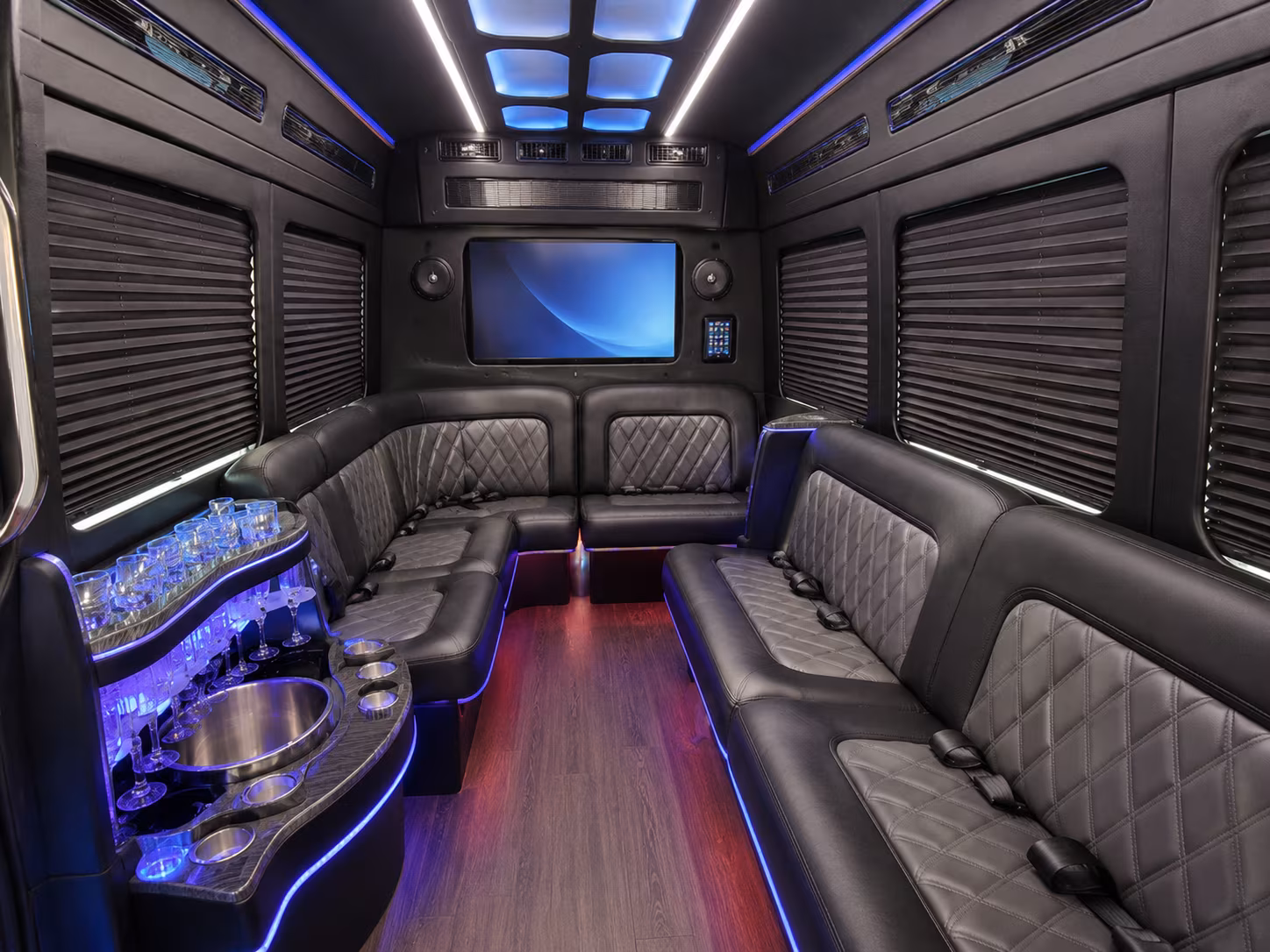 ogden sprinter limousine inside